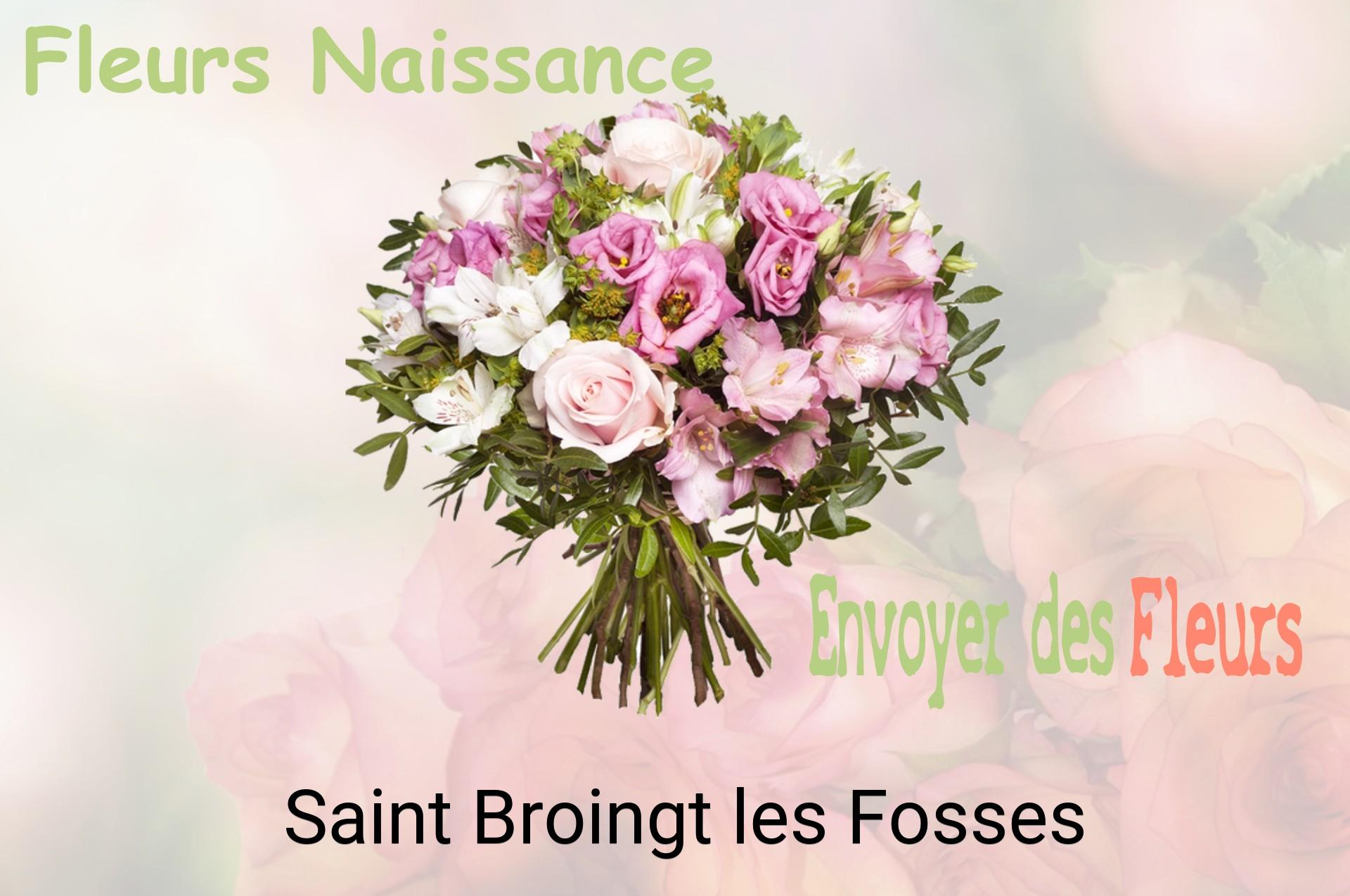 Bouquet de fleurs de naissance livré à Saint-Broingt-les-Fosses
